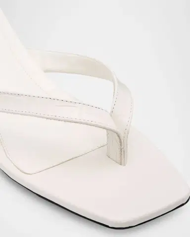 Toteme 35mm Croc-Embossed Leather Heeled Flip Flops | Thumbnail 9