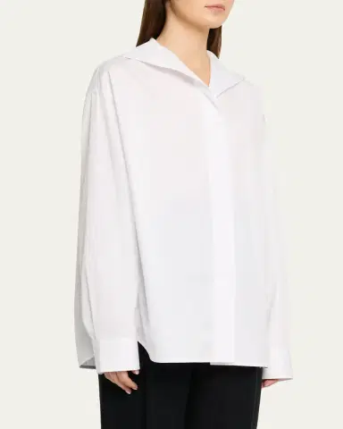 Toteme Sharp Poplin Shirt | Thumbnail 4