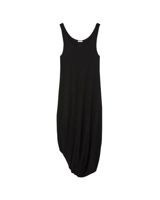 Asymmetric Draped Midi Tank Dress