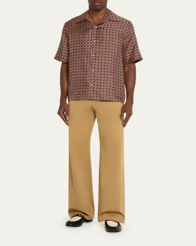 Amiri Men's ilk Medallion Camp hirt | Thumbnail 2
