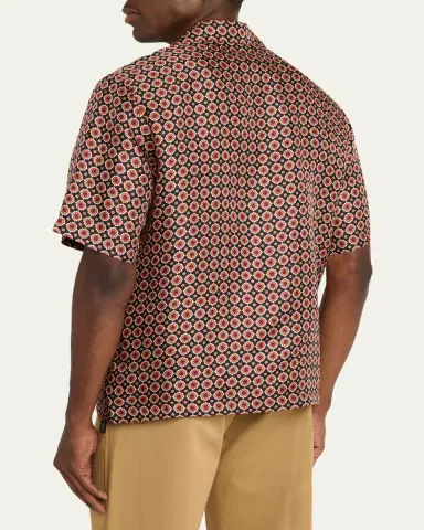 Amiri Men's ilk Medallion Camp hirt | Thumbnail 3