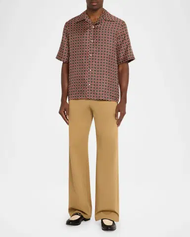 Amiri Men's ilk Medallion Camp hirt | Thumbnail 6