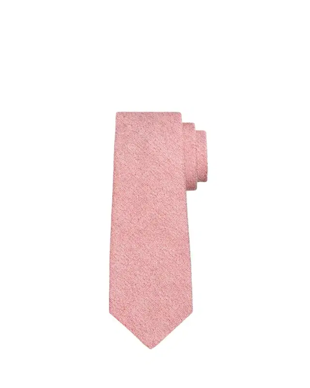 Men's Solid Silk 7-Fold Tie