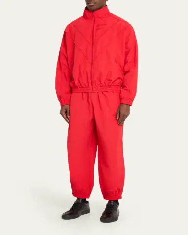 Willy Chavarria Men's Bad Boy Nylon Track Pants | Thumbnail 2