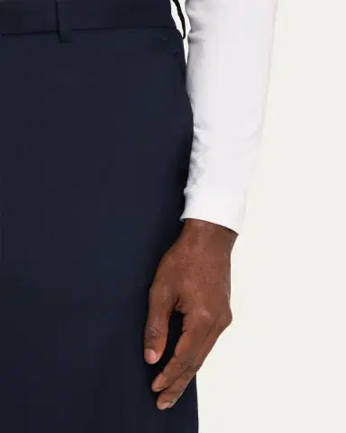 Giorgio Armani Cashmere Straight-Leg Tailored Pants | Thumbnail 5