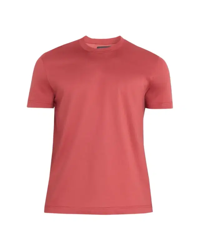 Kiton Men's Cotton Jersey Crewneck T-Shirt