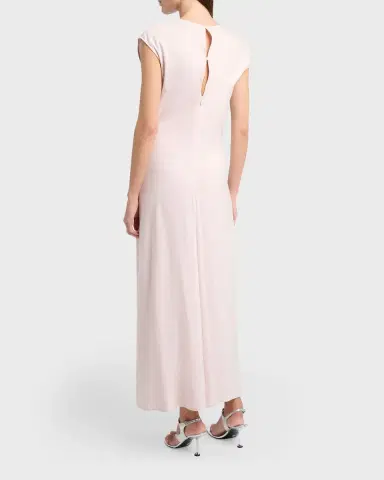 Proenza Schouler White Label Miranda Cinched Slub Linen Midi Dress | Thumbnail 7