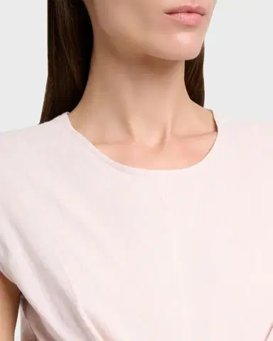 Proenza Schouler White Label Miranda Cinched Slub Linen Midi Dress | Thumbnail 9