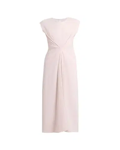 Proenza Schouler White Label Miranda Cinched Slub Linen Midi Dress | Thumbnail 1