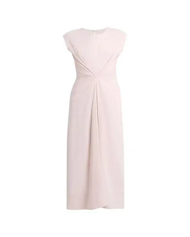 Miranda Cinched Slub Linen Midi Dress