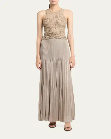 Giorgio Armani Ruffle Knit Tank Top | Thumbnail 2 Giorgio Armani Ruffle Knit Tank Top | Thumbnail 2