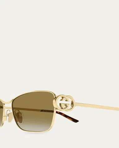 Gucci Interlocking G 58mm Rectangular Sunglasses | Thumbnail 3 Gucci Interlocking G 58mm Rectangular Sunglasses | Thumbnail 3