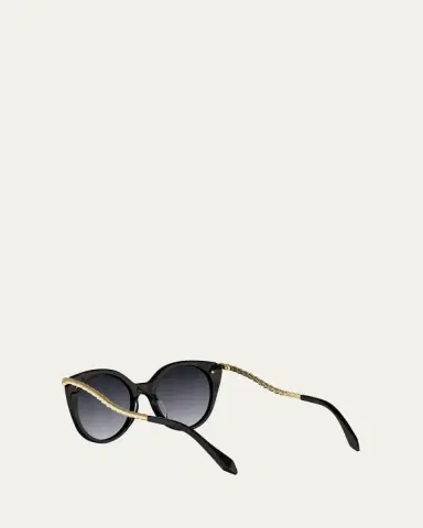BVLGARI Serpenti Viper 53mm Cat-Eye Sunglasses | Thumbnail 3