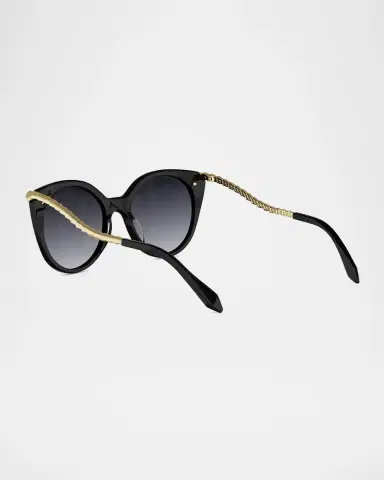 BVLGARI Serpenti Viper 53mm Cat-Eye Sunglasses | Thumbnail 4