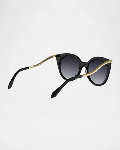BVLGARI Serpenti Viper 53mm Cat-Eye Sunglasses | Thumbnail 8