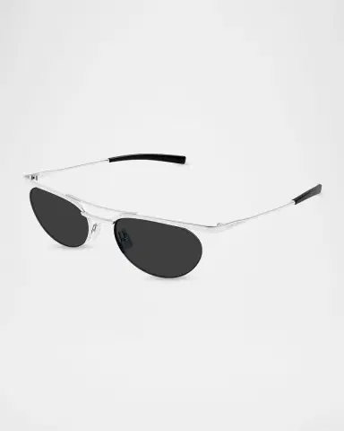 Saint Laurent 54mm Metal Aviator Sunglasses | Thumbnail 3