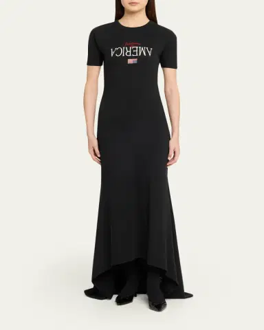 Willy Chavarria Welcome To America Jersey Gown | Thumbnail 2