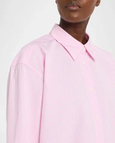 TOTEME Classic Tumbled Striped Shirt | Thumbnail 9 TOTEME Classic Tumbled Striped Shirt | Thumbnail 9