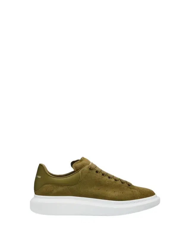 Men 's Oversized Suede & Leather Low-Top Sneakers