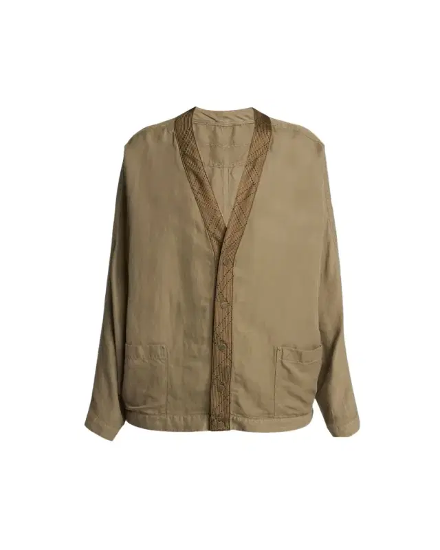 Giorgio Armani V-Neck Single-Breasted Utility Jacket