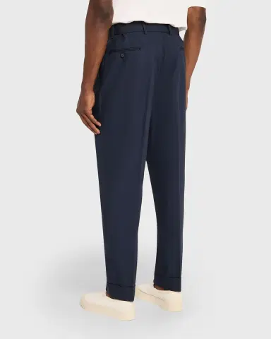 OFFICINE GÉNÉRALE Hugo Cotton Poplin Tailored Pants | Thumbnail 7 OFFICINE GÉNÉRALE Hugo Cotton Poplin Tailored Pants | Thumbnail 7