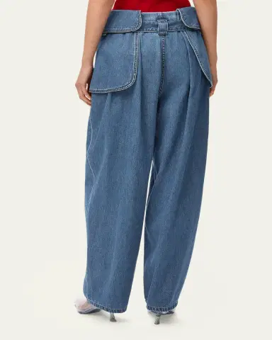 LOEWE Belted Barrel-Leg Cargo Jeans | Thumbnail 3 LOEWE Belted Barrel-Leg Cargo Jeans | Thumbnail 3