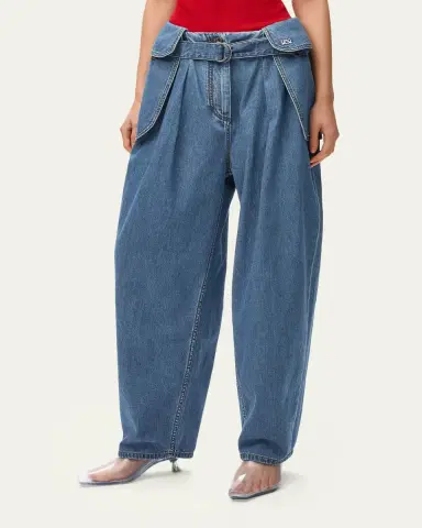 LOEWE Belted Barrel-Leg Cargo Jeans | Thumbnail 4 LOEWE Belted Barrel-Leg Cargo Jeans | Thumbnail 4