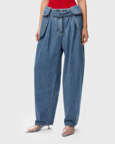 LOEWE Belted Barrel-Leg Cargo Jeans | Thumbnail 8 LOEWE Belted Barrel-Leg Cargo Jeans | Thumbnail 8