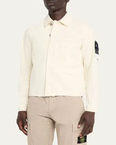 Stone Island Men's Light Bull Denim-TC Jacket | Thumbnail 3 Stone Island Men's Light Bull Denim-TC Jacket | Thumbnail 3
