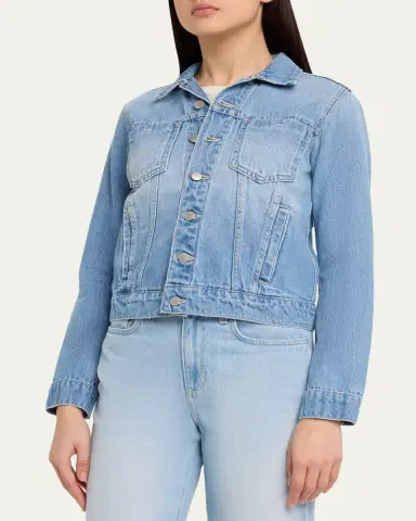 L'Agence Celina Femme Denim Jacket | Thumbnail 4