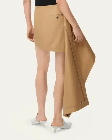 Loewe Asymmetric Drape Mini Skirt | Thumbnail 3