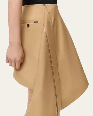 Loewe Asymmetric Drape Mini Skirt | Thumbnail 5