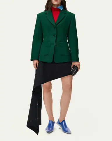 Loewe Asymmetric Drape Mini Skirt | Thumbnail 2 Loewe Asymmetric Drape Mini Skirt | Thumbnail 2