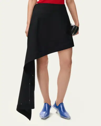 Loewe Asymmetric Drape Mini Skirt | Thumbnail 4 Loewe Asymmetric Drape Mini Skirt | Thumbnail 4
