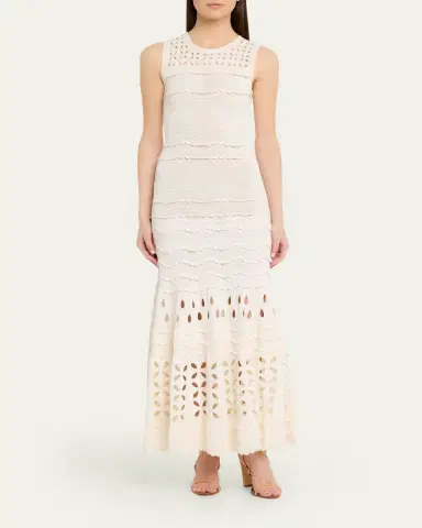 Ulla Johnson Lakshmi Knit Open-Work Maxi Dress | Thumbnail 2 Ulla Johnson Lakshmi Knit Open-Work Maxi Dress | Thumbnail 2