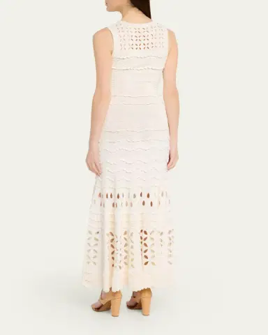Ulla Johnson Lakshmi Knit Open-Work Maxi Dress | Thumbnail 3 Ulla Johnson Lakshmi Knit Open-Work Maxi Dress | Thumbnail 3