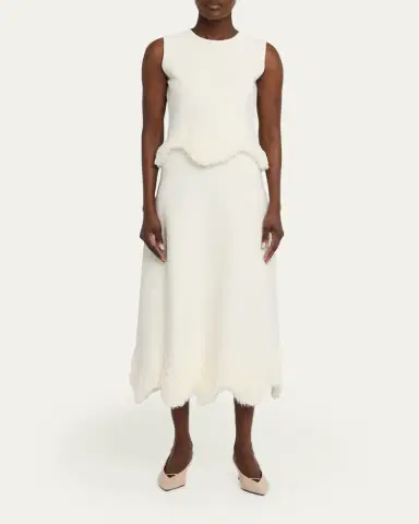 Ulla Johnson Paulina Knit Fringe Midi Skirt | Thumbnail 2 Ulla Johnson Paulina Knit Fringe Midi Skirt | Thumbnail 2