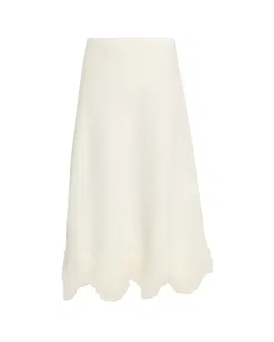 Ulla Johnson Paulina Knit Fringe Midi Skirt | Thumbnail 1 Ulla Johnson Paulina Knit Fringe Midi Skirt | Thumbnail 1