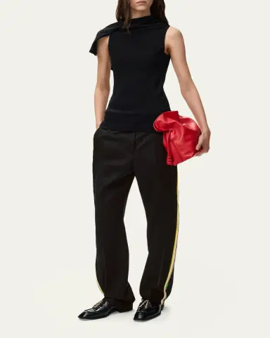 Loewe Layered Side-Stripe Straight-Leg Trousers | Thumbnail 2 Loewe Layered Side-Stripe Straight-Leg Trousers | Thumbnail 2