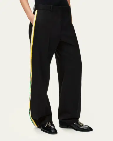 Loewe Layered Side-Stripe Straight-Leg Trousers | Thumbnail 4 Loewe Layered Side-Stripe Straight-Leg Trousers | Thumbnail 4