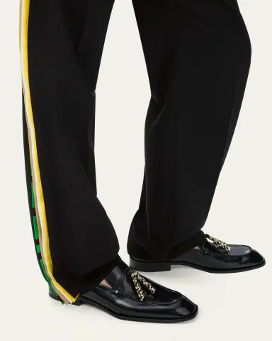 Loewe Layered Side-Stripe Straight-Leg Trousers | Thumbnail 5 Loewe Layered Side-Stripe Straight-Leg Trousers | Thumbnail 5