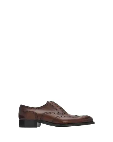 TOM FORD Men's Edgar Burnished Leather Brogue Oxford Shoes | Thumbnail 1 TOM FORD Men's Edgar Burnished Leather Brogue Oxford Shoes | Thumbnail 1