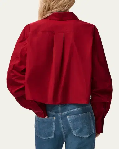 Loewe Cotton Poplin Boxy Button-Down Shirt | Thumbnail 8 Loewe Cotton Poplin Boxy Button-Down Shirt | Thumbnail 8