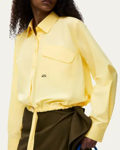 Loewe Belted Balloon Button-Down Shirt | Thumbnail 5 Loewe Belted Balloon Button-Down Shirt | Thumbnail 5