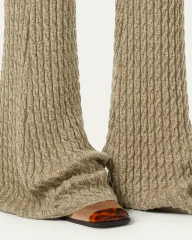 Loro Piana Bihar Cable-Knit Cashmere Trousers | Thumbnail 5 Loro Piana Bihar Cable-Knit Cashmere Trousers | Thumbnail 5