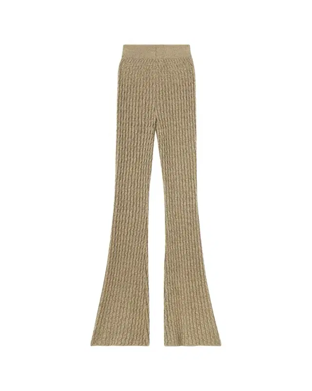 Bihar Cable-Knit Cashmere Trousers