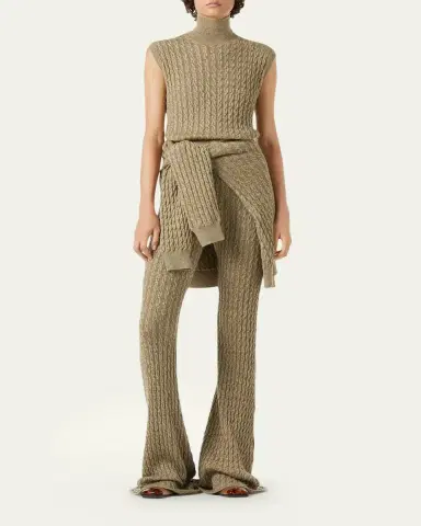 Loro Piana Bihar Turtleneck Sleeveless Cashmere Sweater | Thumbnail 2 Loro Piana Bihar Turtleneck Sleeveless Cashmere Sweater | Thumbnail 2