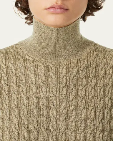 Loro Piana Bihar Turtleneck Sleeveless Cashmere Sweater | Thumbnail 5 Loro Piana Bihar Turtleneck Sleeveless Cashmere Sweater | Thumbnail 5