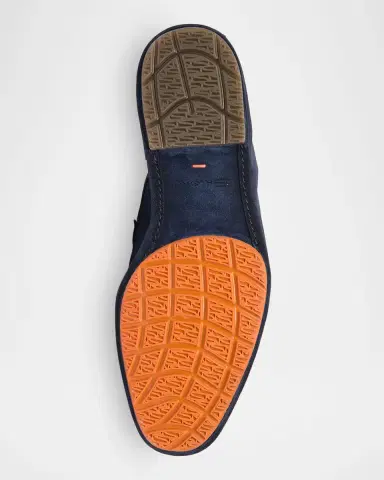 Santoni Men's Carlo Burnished Suede Driving Shoes | Thumbnail 5