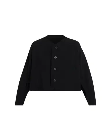 Issey Miyake Campagne Stretch Cotton Cardigan | Thumbnail 1